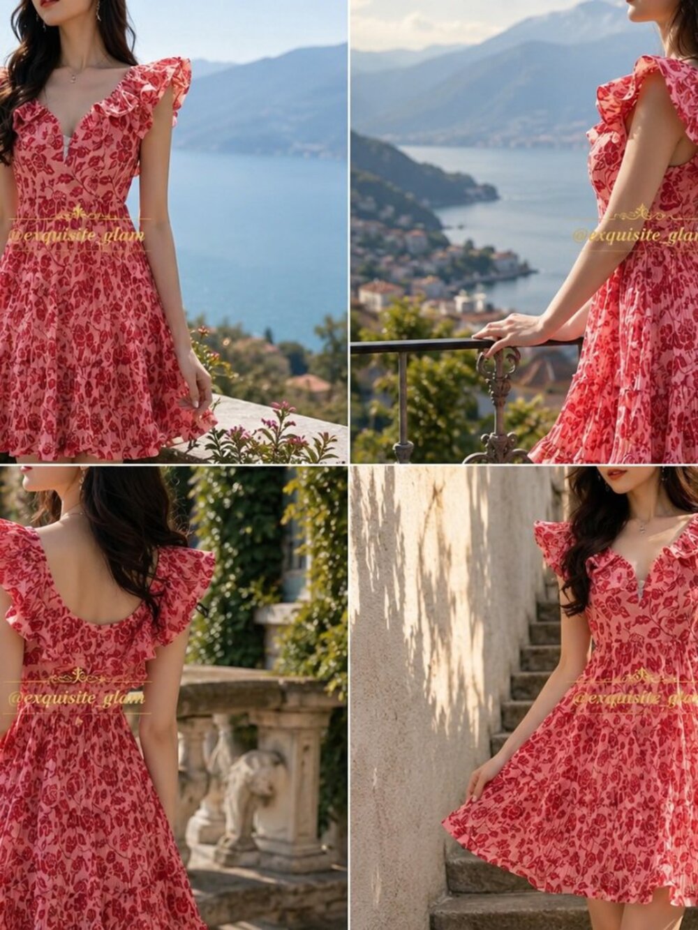 Luxurious Glamorous Wedding Cocktail Evening Party Runway Couture Elegant Dress
